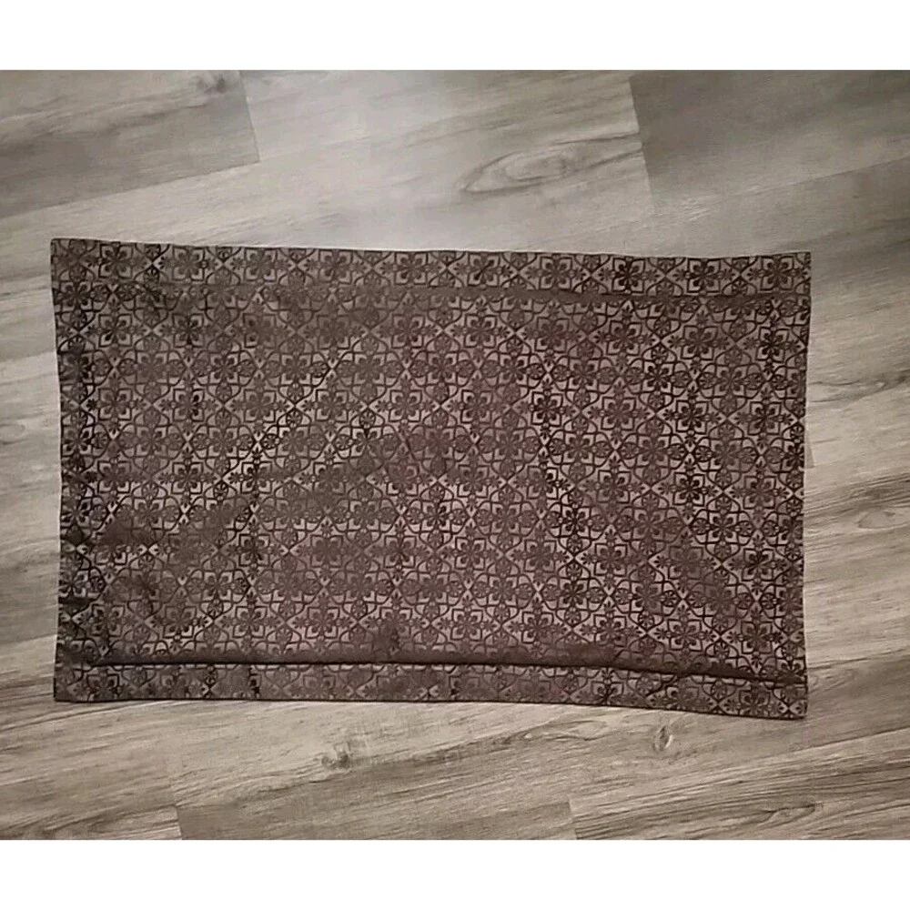 Brown Pillowcase Beautiful Design. Lot Of One Cover